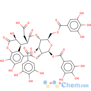 CAS No:18942-26-2 b-D-Glucopyranose,1,3,6-tris(3,4,5-trihydroxybenzoate), cyclic 2®