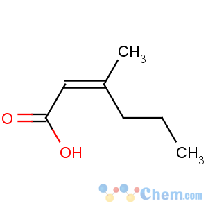 CAS No:18951-40-1 2-Hexenoic acid,4-methyl-, (Z)- (8CI)