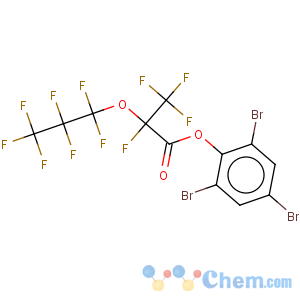 CAS No:189575-10-8 Propanoic acid,2,3,3,3-tetrafluoro-2-(1,1,2,2,3,3,3-heptafluoropropoxy)-, 2,4,6-tribromophenylester