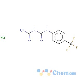 CAS No:18960-29-7 Imidodicarbonimidicdiamide, N-[4-(trifluoromethyl)phenyl]-, hydrochloride (1:1)