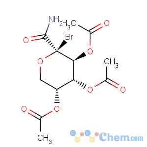CAS No:189633-63-4 b-D-arabino-2-Hexulopyranosonamide,2-bromo-2-deoxy-, 3,4,5-triacetate (9CI)