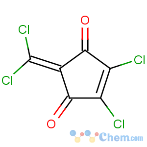 CAS No:18964-31-3 2,3-dichloro-5-(dichloromethylidene)cyclopent-2-ene-1,4-dione