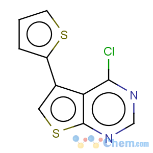 CAS No:189681-04-7 Thieno[2,3-d]pyrimidine,4-chloro-5-(2-thienyl)-