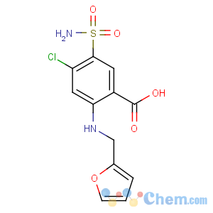 CAS No:189939-11-5 4-chloro-2-(furan-2-ylmethylamino)-5-sulfamoylbenzoic acid
