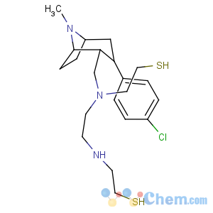 CAS No:189950-11-6 2-[2-[[3-(4-chlorophenyl)-8-methyl-8-azabicyclo[3.2.1]octan-4-yl]methyl-<br />(2-sulfanylethyl)amino]ethylamino]ethanethiol