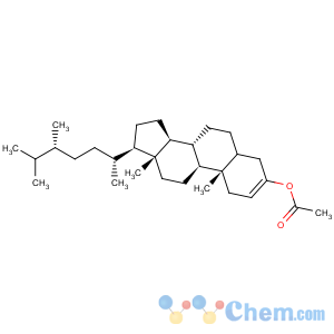 CAS No:1900-53-4 Ergost-5-en-3-ol,acetate, (3b,24R)- (9CI)