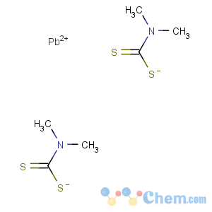 CAS No:19010-66-3 Lead,bis(N,N-dimethylcarbamodithioato-kS,kS')-, (T-4)-