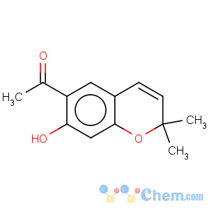 CAS No:19013-03-7 Ethanone,1-(7-hydroxy-2,2-dimethyl-2H-1- benzopyran-6-yl)- 