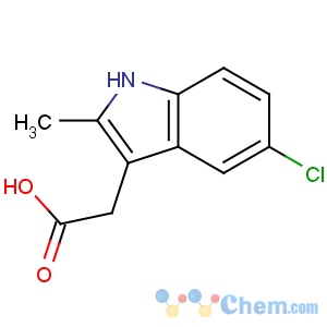 CAS No:19017-52-8 2-(5-chloro-2-methyl-1H-indol-3-yl)acetic acid