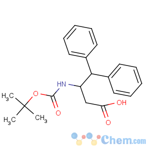 CAS No:190190-50-2 (3S)-3-[(2-methylpropan-2-yl)oxycarbonylamino]-4,4-diphenylbutanoic acid