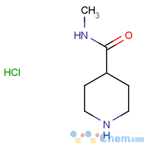 CAS No:1903-75-9 4-Piperidinecarboxamide,N-methyl-, hydrochloride (1:1)