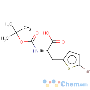 CAS No:190319-95-0 2-Thiophenepropanoicacid, 5-bromo-a-[[(1,1-dimethylethoxy)carbonyl]amino]-,(aS)-