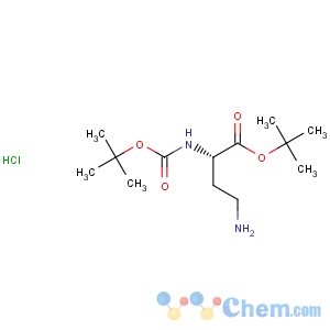 CAS No:190447-69-9 Butanoic acid,4-amino-2-[[(1,1-dimethylethoxy)carbonyl]amino]-, 1,1-dimethylethyl ester,(2S)-