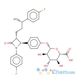 CAS No:190448-57-8 b-D-Glucopyranosiduronic acid,4-[(2S,3R)-1-(4-fluorophenyl)-3-[(3S)-3-(4-fluorophenyl)-3-hydroxypropyl]-4-oxo-2-azetidinyl]phenyl