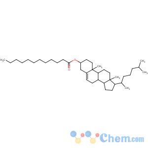 CAS No:1908-11-8 [(3S,8S,9S,10R,13R,14S,17R)-10,<br />13-dimethyl-17-[(2R)-6-methylheptan-2-yl]-2,3,4,7,8,9,11,12,14,15,16,<br />17-dodecahydro-1H-cyclopenta[a]phenanthren-3-yl] dodecanoate