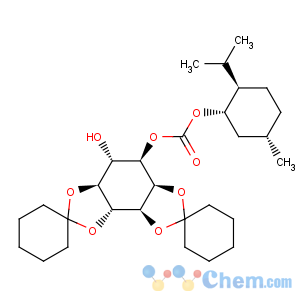 CAS No:191028-38-3 D-myo-Inositol,1,2:5,6-di-O-cyclohexylidene-,3-[(1S,2R,5S)-5-methyl-2-(1-methylethyl)cyclohexyl carbonate] (9CI)