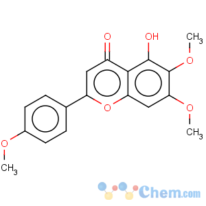 CAS No:19103-54-9 4H-1-Benzopyran-4-one,5-hydroxy-6,7-dimethoxy-2-(4-methoxyphenyl)-