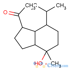 CAS No:1911-78-0 1-[(1S,3aR,4R,7S,7aS)-4-hydroxy-4-methyl-7-propan-2-yl-1,2,3,3a,5,6,7,<br />7a-octahydroinden-1-yl]ethanone