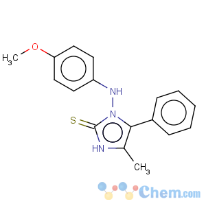 CAS No:191349-37-8 2H-Imidazole-2-thione,1,3-dihydro-1-[(4-methoxyphenyl)amino]-4-methyl-5-phenyl-