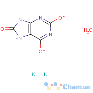CAS No:19142-74-6 1H-Purine-2,6,8(3H)-trione,7,9-dihydro-, potassium salt (1:?)