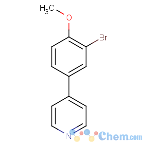 CAS No:191602-60-5 4-(3-bromo-4-methoxyphenyl)pyridine