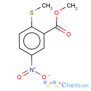 CAS No:191604-70-3 Benzoic acid,2-(methylthio)-5-nitro-, methyl ester