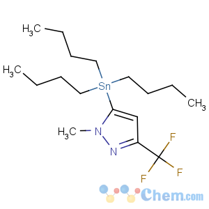 CAS No:191606-78-7 tributyl-[2-methyl-5-(trifluoromethyl)pyrazol-3-yl]stannane