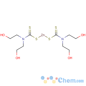 CAS No:19163-92-9 Zinc,bis[bis(2-hydroxyethyl)carbamodithioato-kS,kS']-, (T-4)- (9CI)