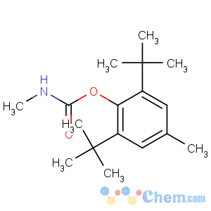 CAS No:1918-11-2 (2,6-ditert-butyl-4-methylphenyl) N-methylcarbamate