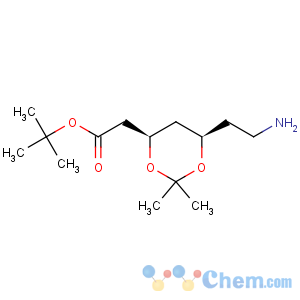 CAS No:191917-91-6 1,3-Dioxane-4-aceticacid, 6-(2-aminoethyl-2-13C)-2,2-dimethyl-,1,1-dimethylethyl ester, (4R-cis)- (9CI)