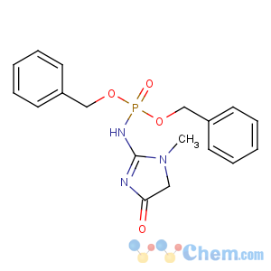 CAS No:19208-69-6 2-[bis(phenylmethoxy)phosphorylamino]-3-methyl-4H-imidazol-5-one