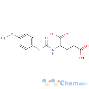 CAS No:192203-60-4 (2S)-2-[(4-methoxyphenyl)sulfanylcarbonylamino]pentanedioic acid
