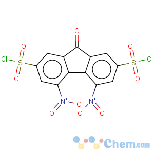 CAS No:192208-60-9 9H-Fluorene-2,7-disulfonyldichloride, 4,5-dinitro-9-oxo-