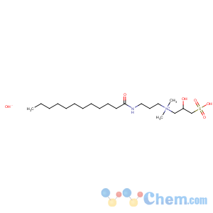 CAS No:19223-55-3 1-Propanaminium,2-hydroxy-N,N-dimethyl-N-[3-[(1-oxododecyl)amino]propyl]-3-sulfo-, inner salt