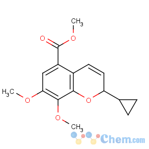 CAS No:192315-05-2 methyl 2-cyclopropyl-7,8-dimethoxy-2H-chromene-5-carboxylate
