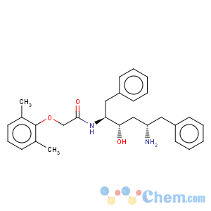 CAS No:192725-49-8 N-[(1S,2S,4S)-4-amino-2-hydroxy-5-phenyl-1-(phenylmethyl)pentyl]-2-(2,6-dimethylphenoxy)acetamide
