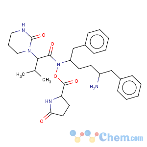 CAS No:192726-06-0 N-(4-Amino-1-benzyl-3-hydroxy-5-phenyl-pentyl)-3-methyl-2-(2-oxo-tetrahydro-pyrimidin-1-yl)-butyramide 5-oxopyrrolidine-2-carboxylic acid