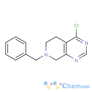 CAS No:192869-80-0 7-benzyl-4-chloro-6,8-dihydro-5H-pyrido[3,4-d]pyrimidine