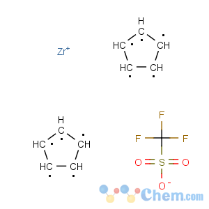 CAS No:192882-51-2 Zirconium, bis(h5-2,4-cyclopentadien-1-yl)hydro(trifluoromethanesulfonato-kO)- (9CI)