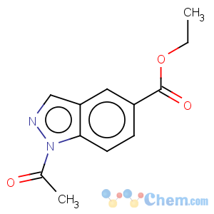 CAS No:192944-50-6 1H-Indazole-5-carboxylicacid, 1-acetyl-, ethyl ester