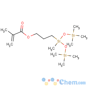 CAS No:19309-90-1 2-Propenoic acid, 2-methyl-, 3-(1,3,3,3-tetramethyl-1-((trimethylsilyl)oxy)disiloxanyl)propyl ester