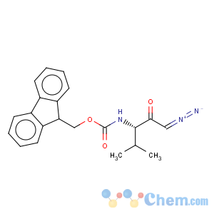 CAS No:193148-58-2 Carbamic acid,N-[(1S)-3-diazo-1-(1-methylethyl)-2-oxopropyl]-, 9H-fluoren-9-ylmethyl ester