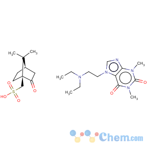 CAS No:19326-29-5 7-(2-(Diethylamino)ethyl)theophylline 2-oxobornanesulfonate