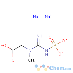 CAS No:19333-65-4 Glycine,N-methyl-N-[imino(phosphonoamino)methyl]-, disodium salt, hydrate (9CI)