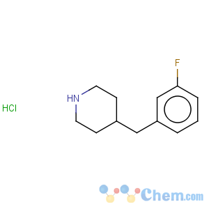 CAS No:193357-21-0 Piperidine,4-[(3-fluorophenyl)methyl]-, hydrochloride (1:1)
