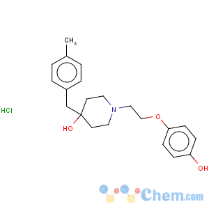 CAS No:193359-26-1 4-Piperidinol,1-[2-(4-hydroxyphenoxy)ethyl]-4-[(4-methylphenyl)methyl]-