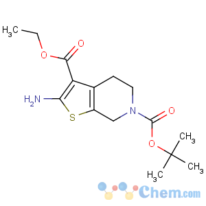 CAS No:193537-14-3 6-O-tert-butyl 3-O-ethyl<br />2-amino-5,7-dihydro-4H-thieno[2,3-c]pyridine-3,6-dicarboxylate