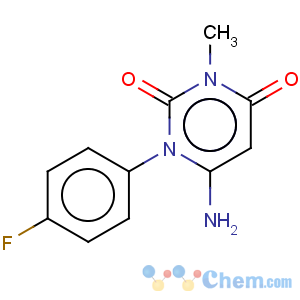 CAS No:19369-30-3 2,4(1H,3H)-Pyrimidinedione,6-amino-1-(4-fluorophenyl)-3-methyl-