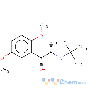 CAS No:1937-89-9 Benzenemethanol, a-[(1R)-1-[(1,1-dimethylethyl)amino]ethyl]-2,5-dimethoxy-,(aS)-rel-