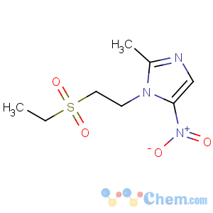 CAS No:19387-91-8 1-(2-ethylsulfonylethyl)-2-methyl-5-nitroimidazole